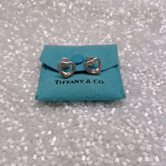 Elsa Peretti Open Heart Earrings - Picture 1 of 10